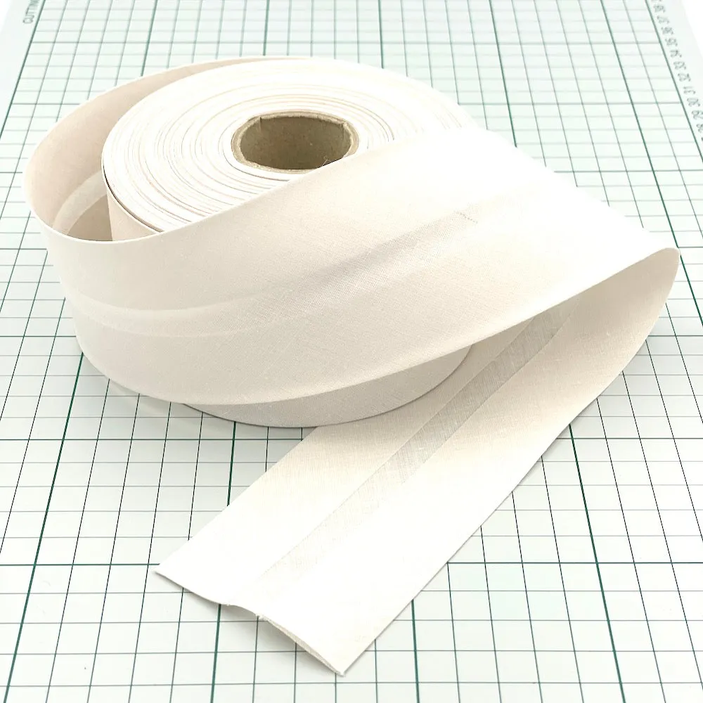 25m Reel of Plain 60mm Extra Wide  Bias Binding Tape