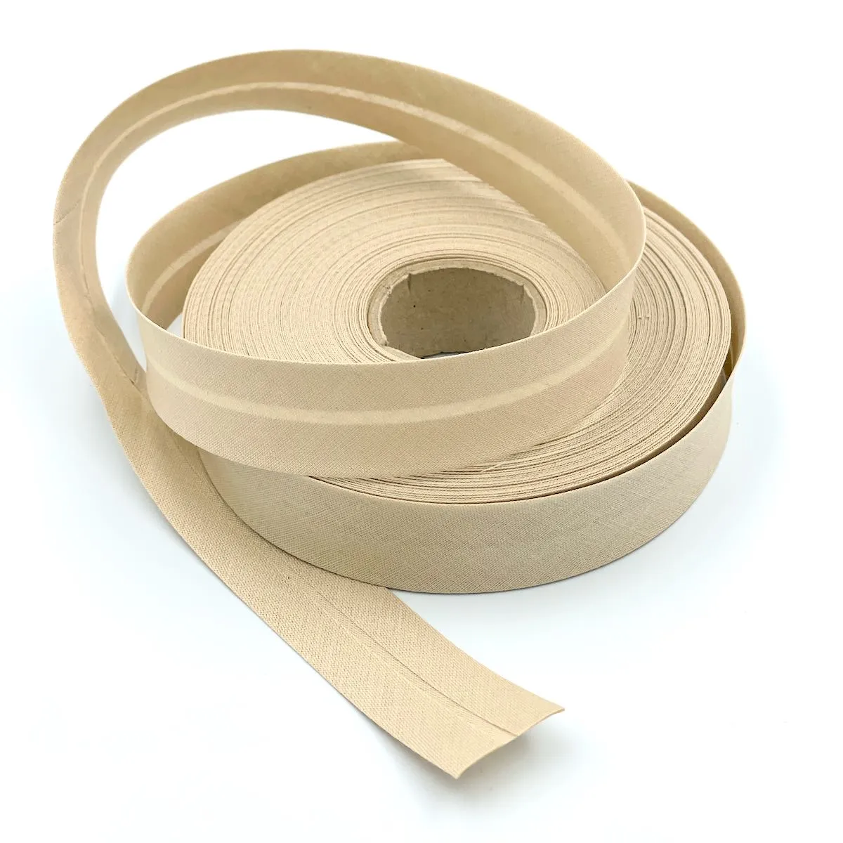 5m Roll of Plain 25mm Bias Binding Tape