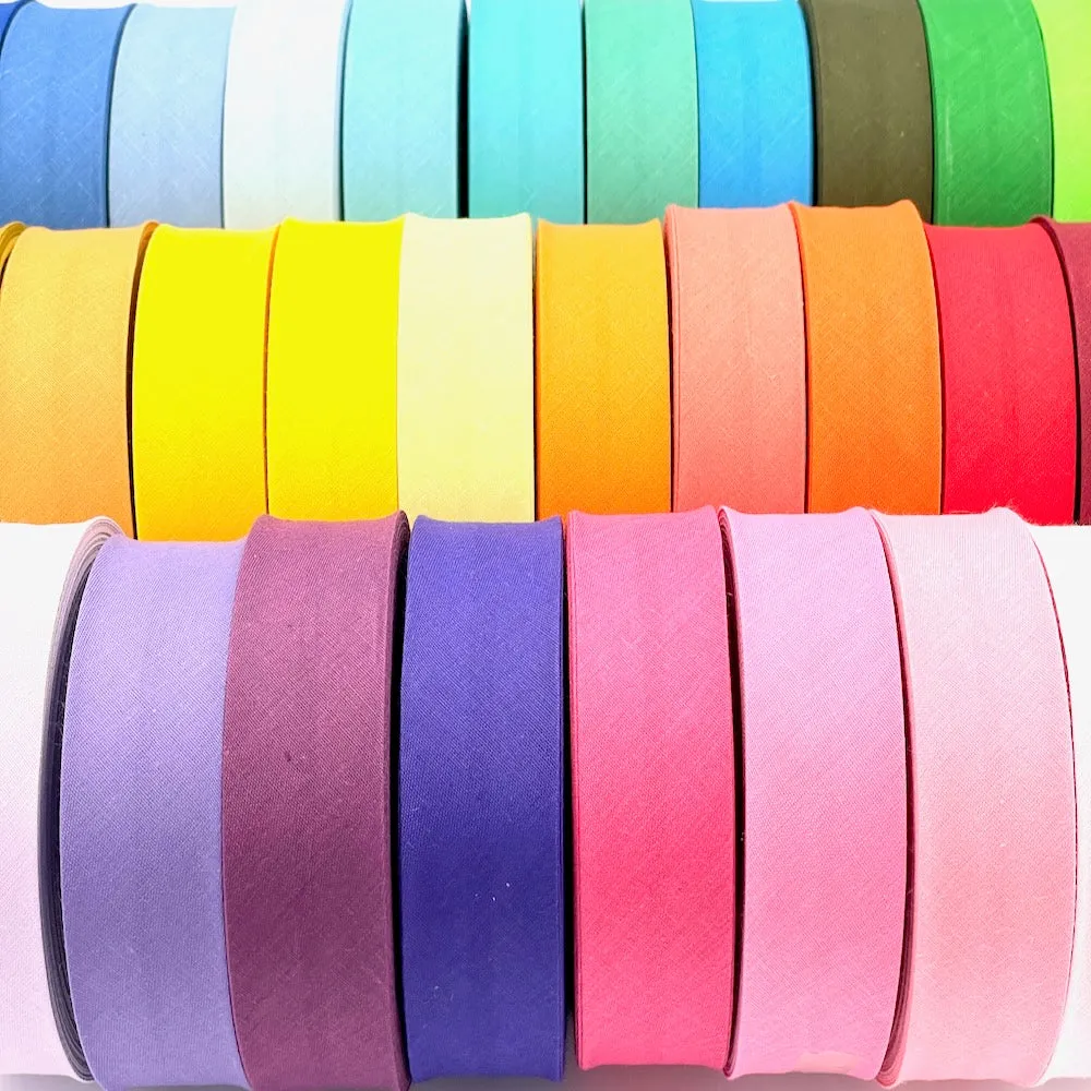 5m Roll of Plain 30mm Bias Binding Tape