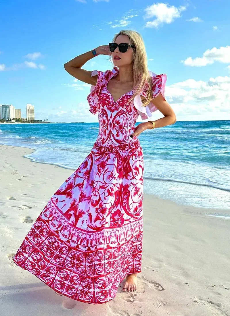 Assorted Ruffled Tummy Control One Piece Swimwear and Skirt