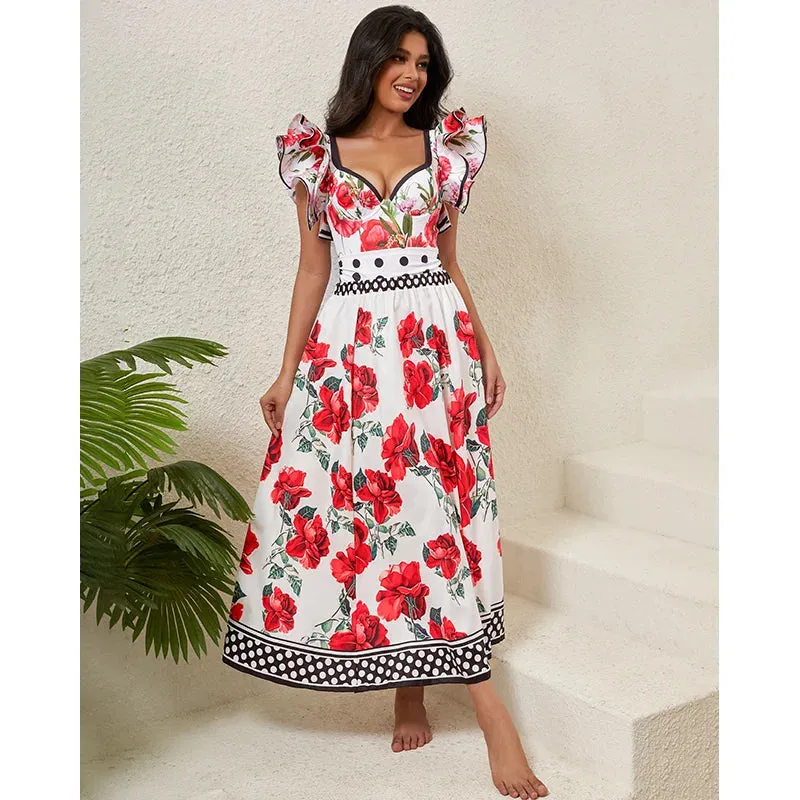 Assorted Ruffled Tummy Control One Piece Swimwear and Skirt
