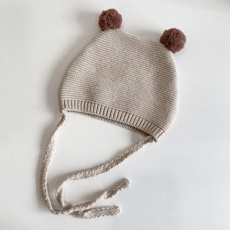 Baby Winter Hat With Pompom