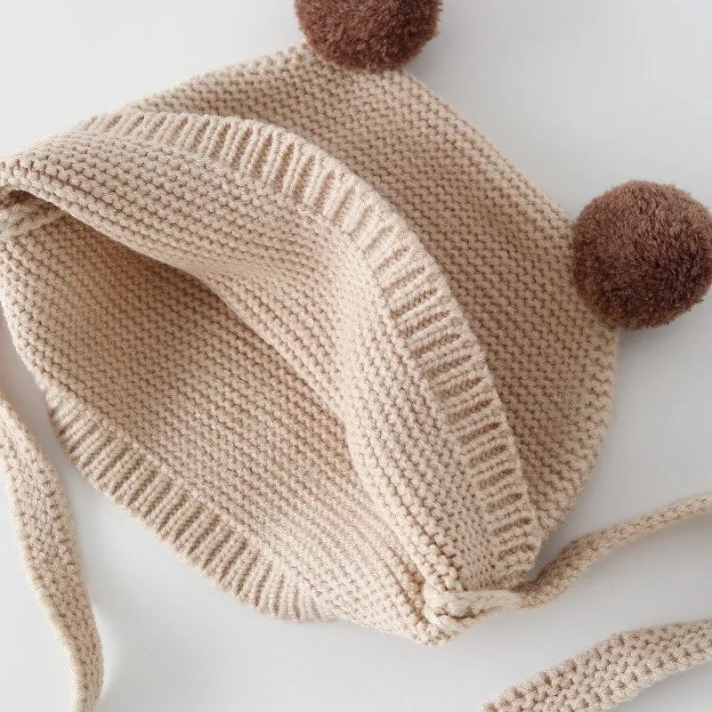 Baby Winter Hat With Pompom