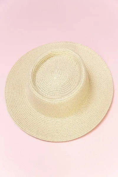 CLASSIC BOATER STRAW SUN HATS | 40HW603