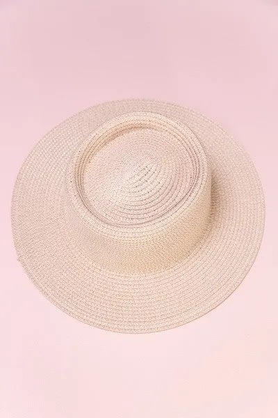 CLASSIC BOATER STRAW SUN HATS | 40HW603