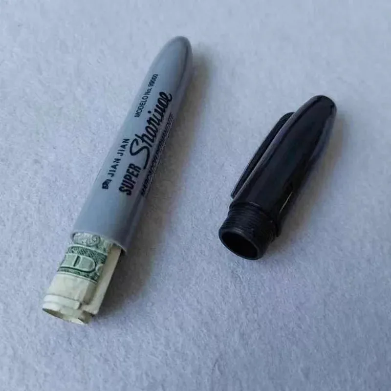 Creative Fake Black Marker Pen-Hidden Compartment Safe