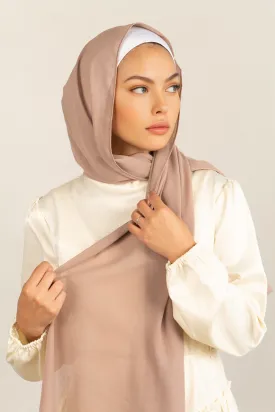 Fawn Georgette Chiffon Scarf