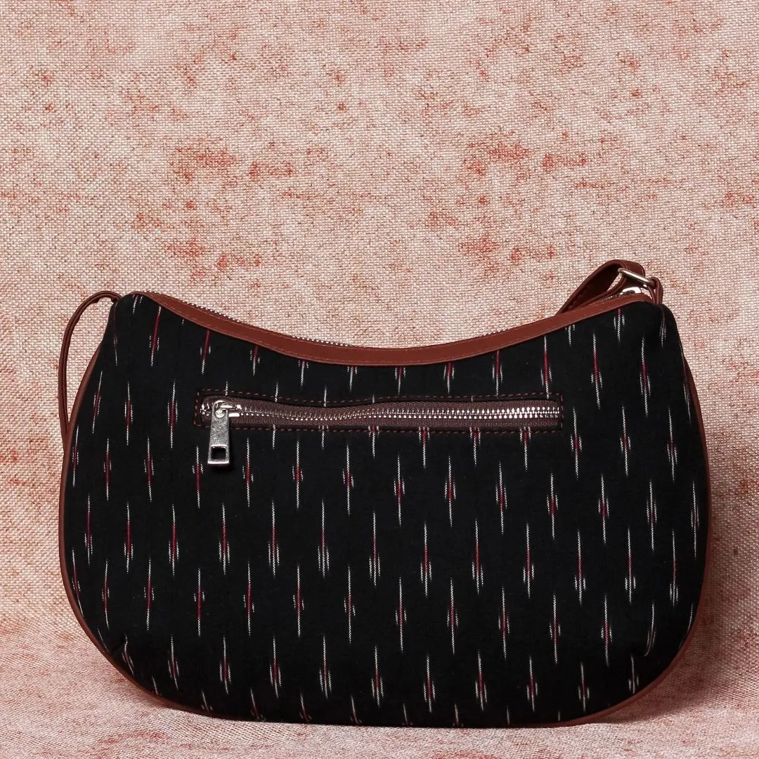 Ikat GreRed Structured Shoulder Bag