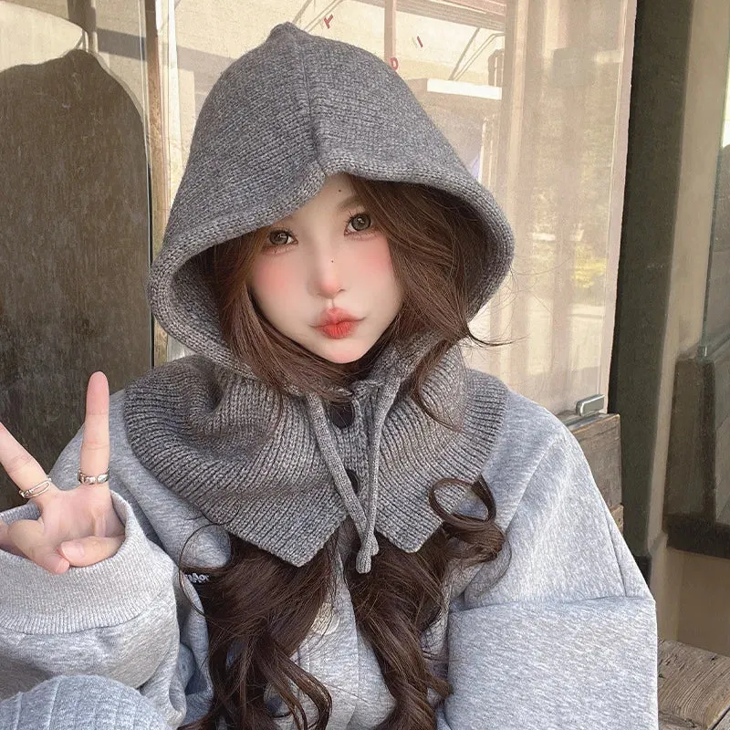 Knitted Hooded Caps