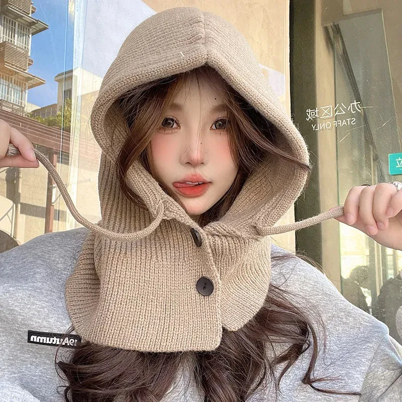 Knitted Hooded Caps