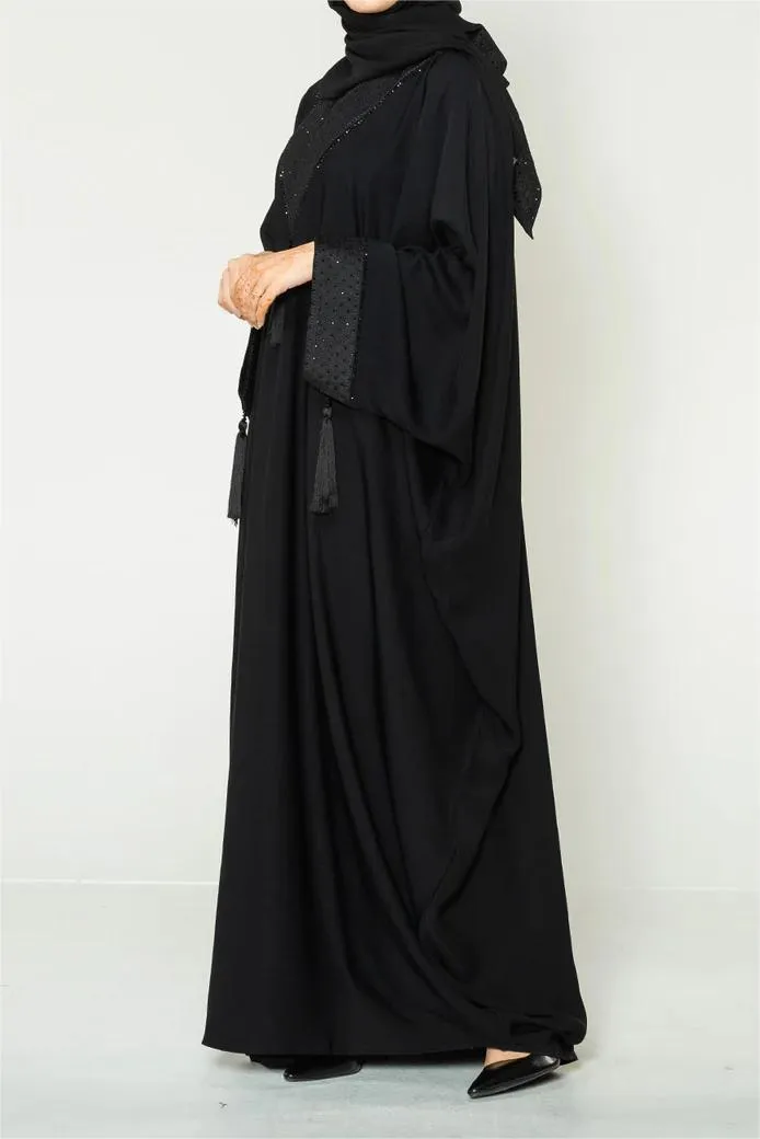 Minimal Black On Black Onyx Farasha