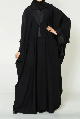 Minimal Black On Black Onyx Farasha