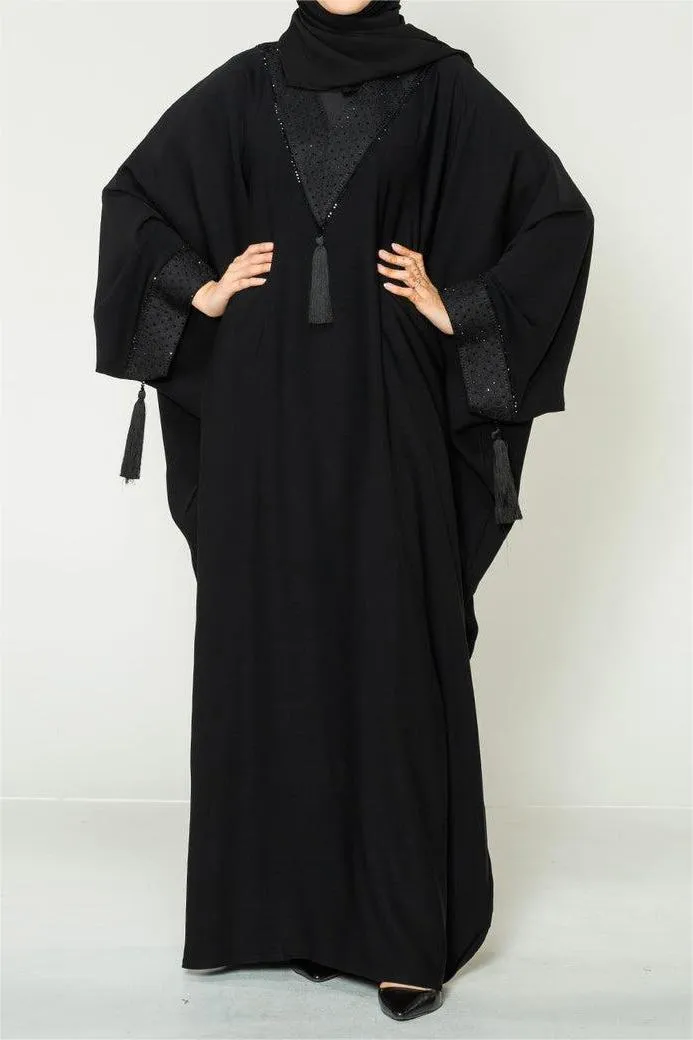 Minimal Black On Black Onyx Farasha