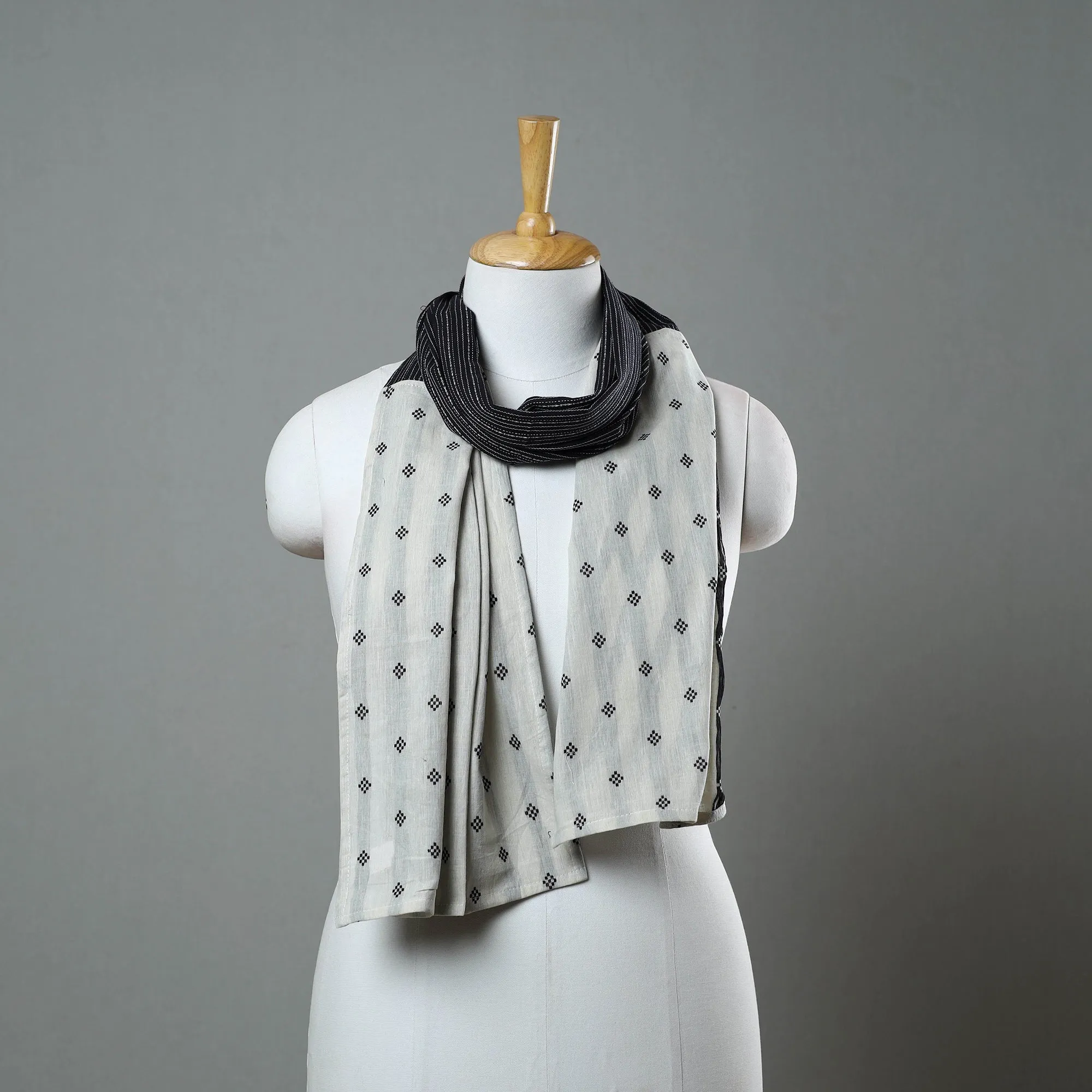 Patchwork Jacquard Cotton Stole 16