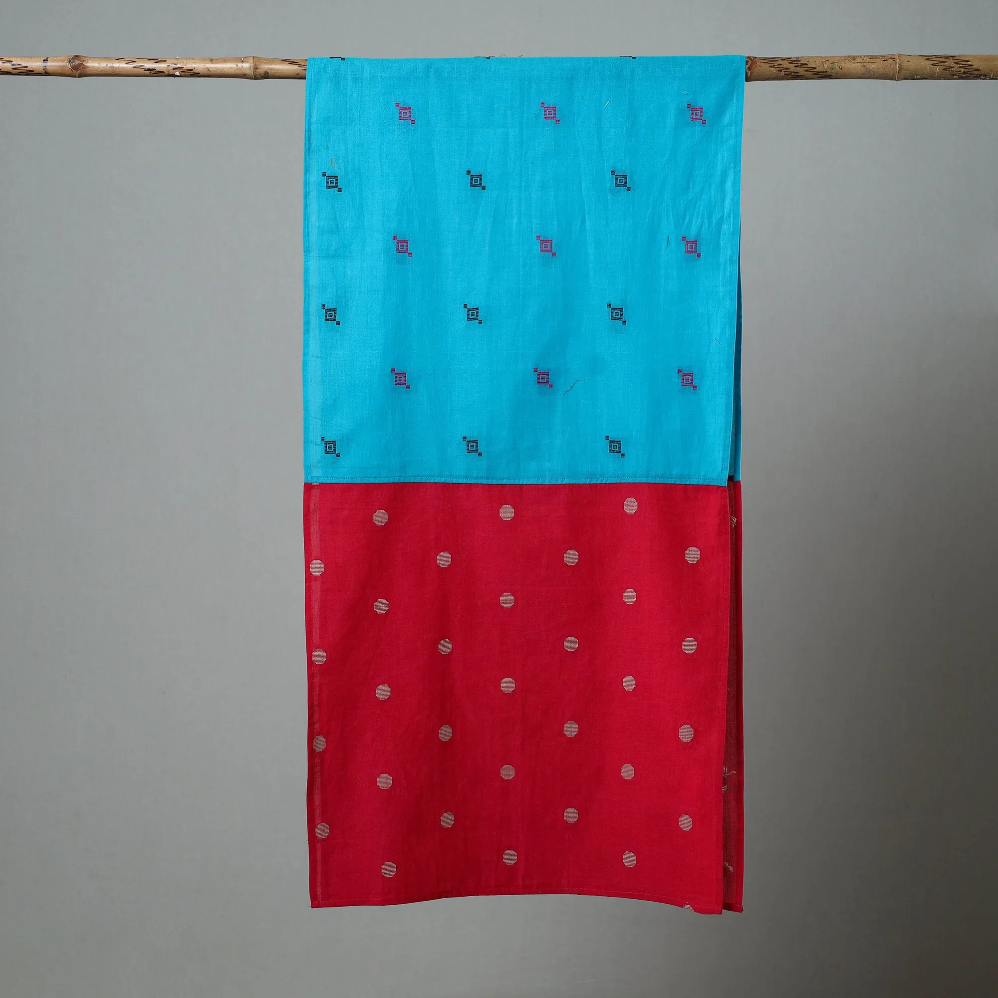 Patchwork Jacquard Cotton Stole 40