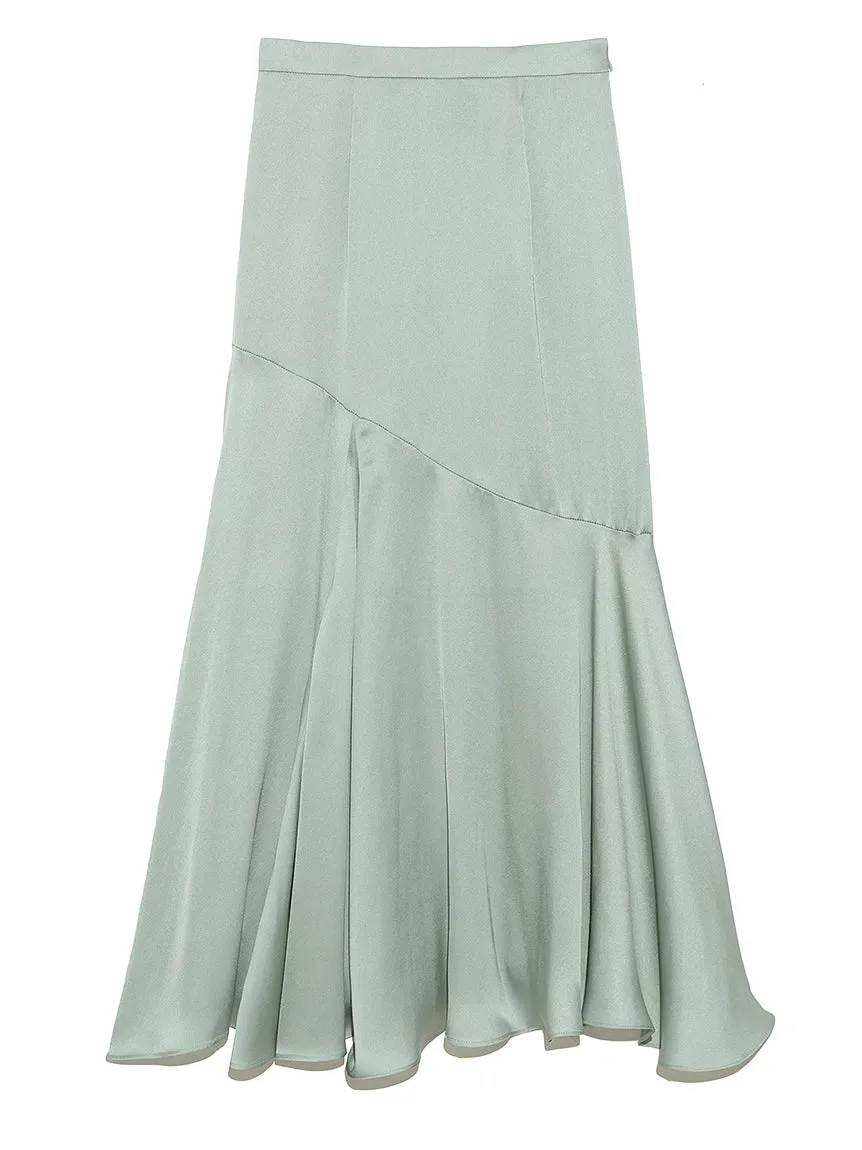 Print High Waisted Maxi Skirt