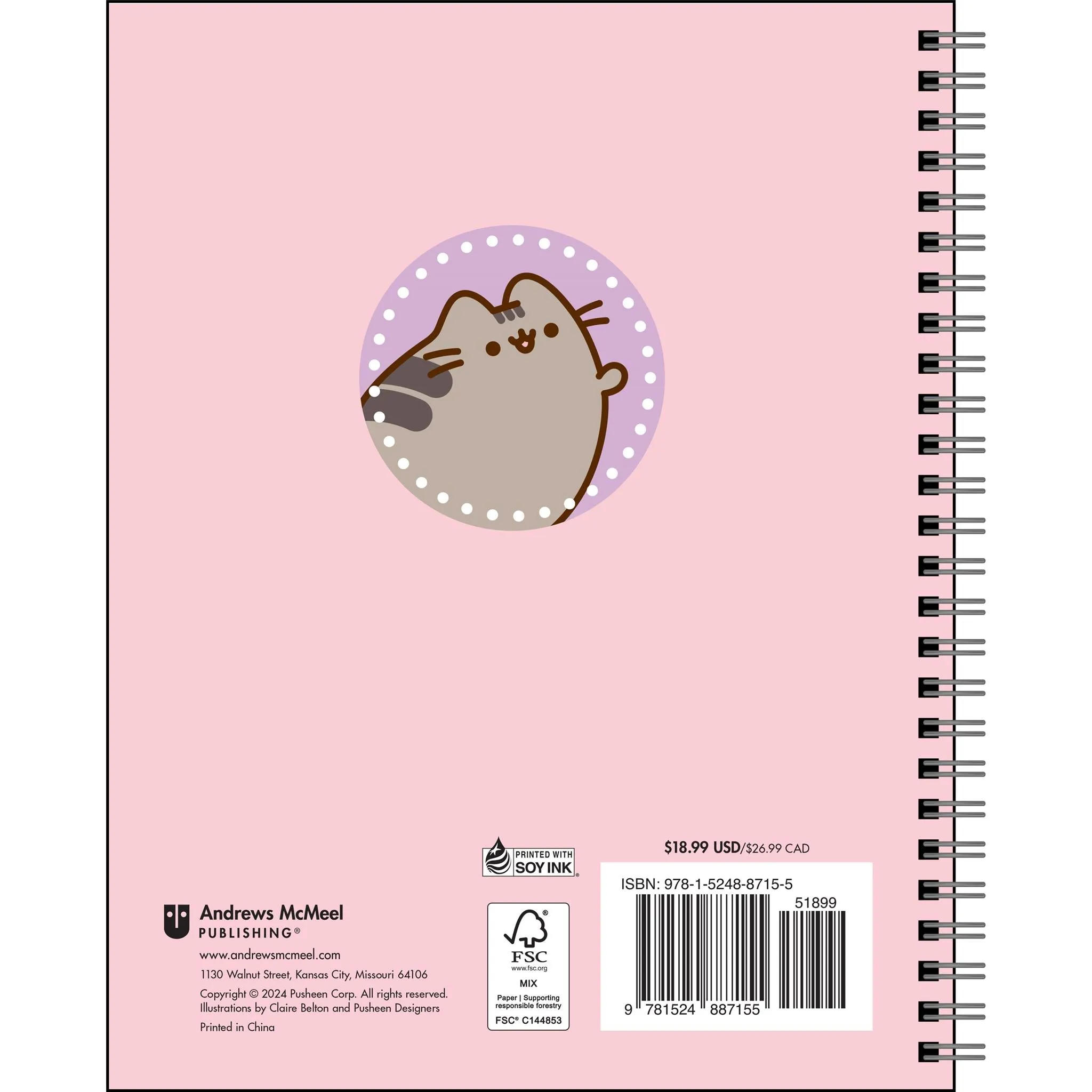 Pusheen Engagement 2025 Calendar