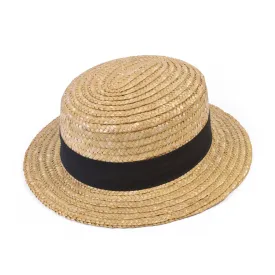 Straw Boater Hat