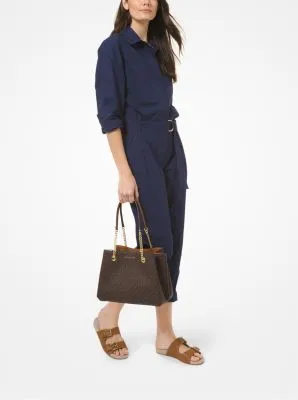 Teagan Large Logo  Shoulder Bag | 55845