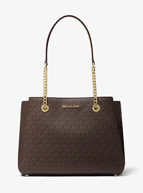Teagan Large Logo  Shoulder Bag | 55845