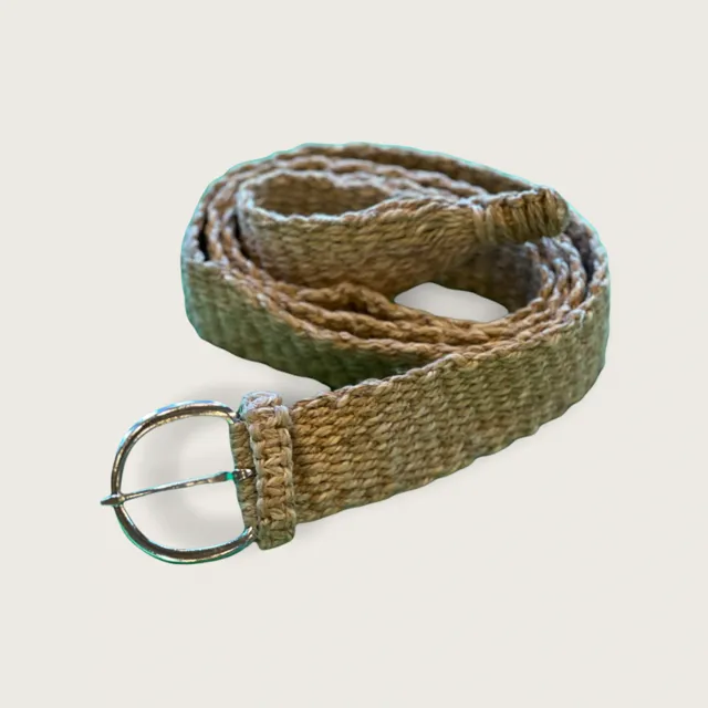 Woven Belt - Hemp Natural Woven or Braided Belts