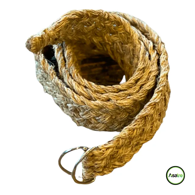 Woven Belt - Hemp Natural Woven or Braided Belts
