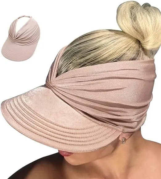 YAMEE Sun Hats for Women Wide Brim Visor UV Protection Summer Beach Hat for Women Foldable Golf Hats