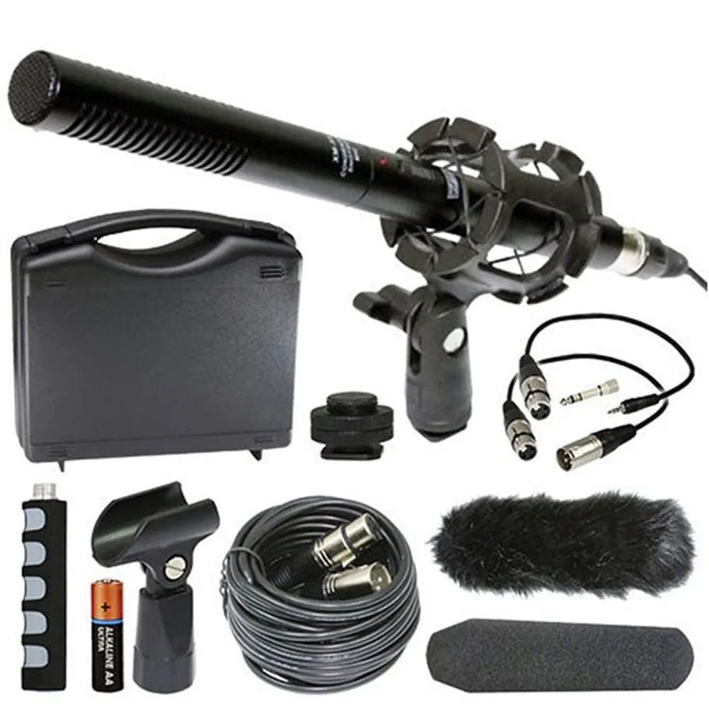 Zoom F6 6-Input / 14-Track Multi-Track Field Recorder   Two VidPro 1"Pr Shotgun Microphone Kit w/ Case and Accessories   128GB Memory Card   Zoom PCF-6 Protective Case   Two Tall Tripod